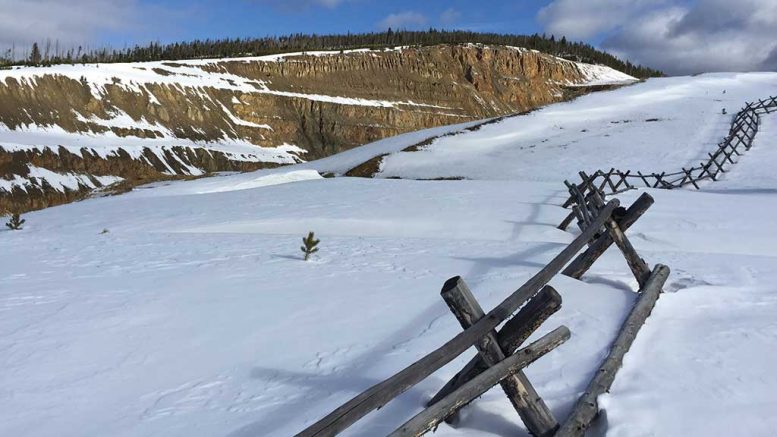 The South Pit ridge at Revival Gold’s past-producing Beartrack gold property in Idaho. Credit: Revival Gold.