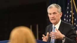 U.S. Federal Reserve Chair Jerome Powell answering a reporter’s question in March. Credit: U.S. Federal Reserve.