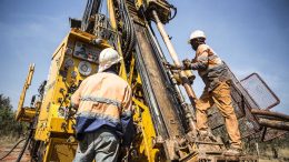 Drillers at B2Gold's Fekola mine in Mali. Credit: B2Gold.