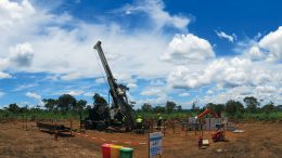 A drill rig at Ivanhoe Mines’ Kamoa North copper project in the Democratic Republic of the Congo. Credit: Ivanhoe Mines.