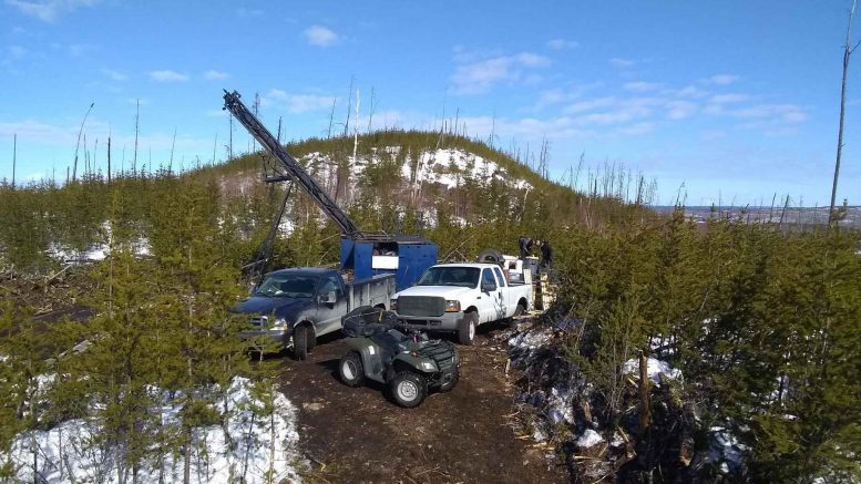 Drilling at MAS Gold's North Lake project. Credit: MAS Gold.