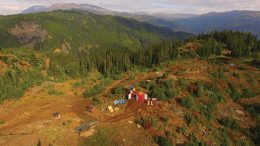 A drill at Skeena Resources’ past-producing Eskay Creek gold project in British Columbia. Credit: Skeena Resources.