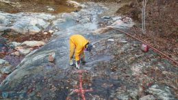 Trenching at Villeneuve. Credit: MacDonald Mines.