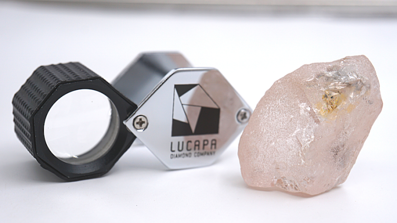 Lucapa finds giant pink diamond said to be Angola’s largest in last 300 years