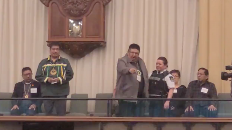 ‘There will be no Ring of Fire’ chant Ring of Fire First Nation leaders in Ontario legislature