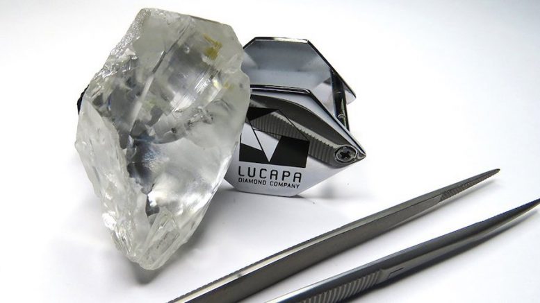 Lucapa finds Angola mine’s second-largest diamond