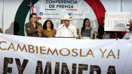 MPs from the ruling Morena party advocating for the overhaul of Mexico’s mining laws