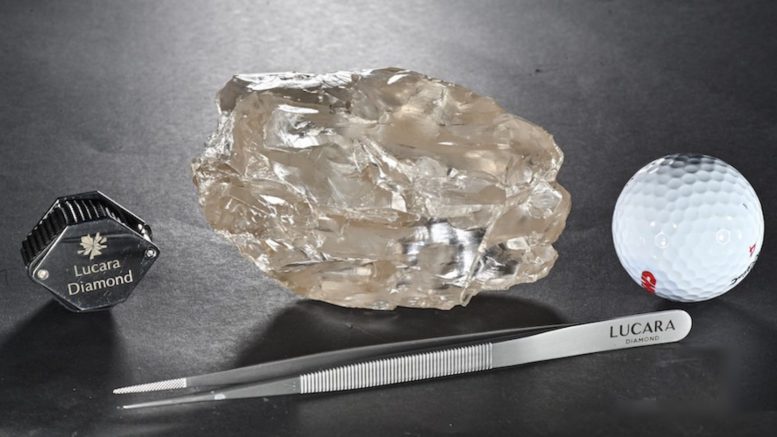 Lucara finds world’s 2nd largest diamond ever mined