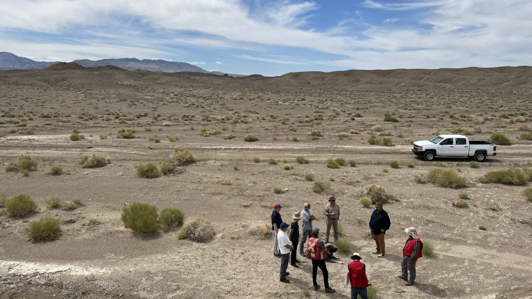 American Lithium technical advisor and director Ted O'Connor at the TLC project, host to the states biggest lithium resource