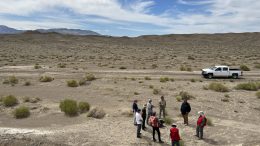 American Lithium technical advisor and director Ted O'Connor at the TLC project, host to the states biggest lithium resource