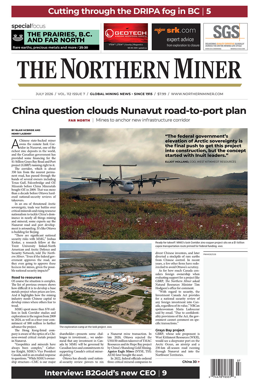 The Northern Miner July 2026 Volume 112 Issue 7