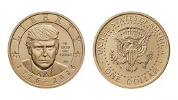 Trump gold coin