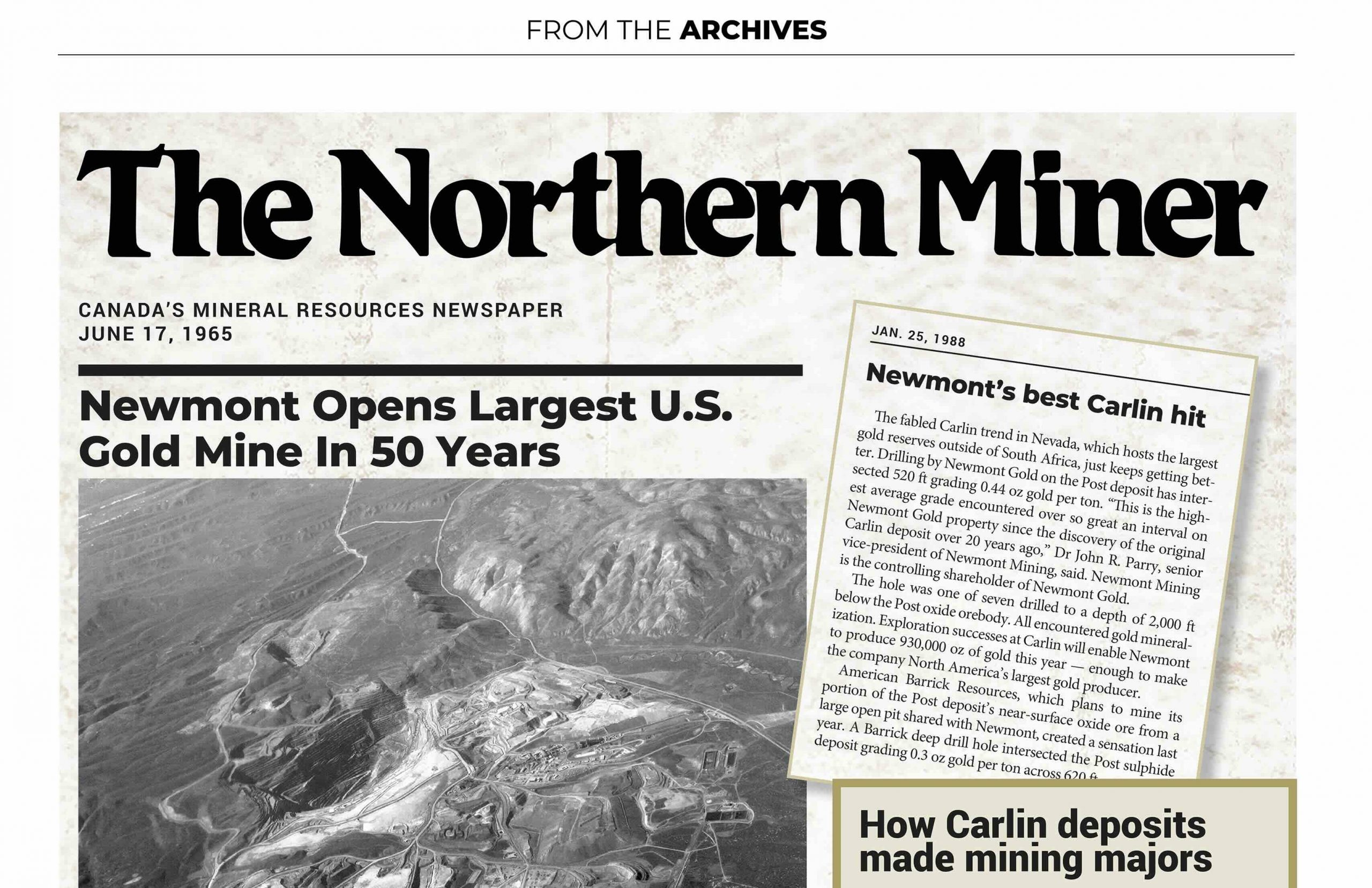 From the Archives: Carlin made mining majors 
