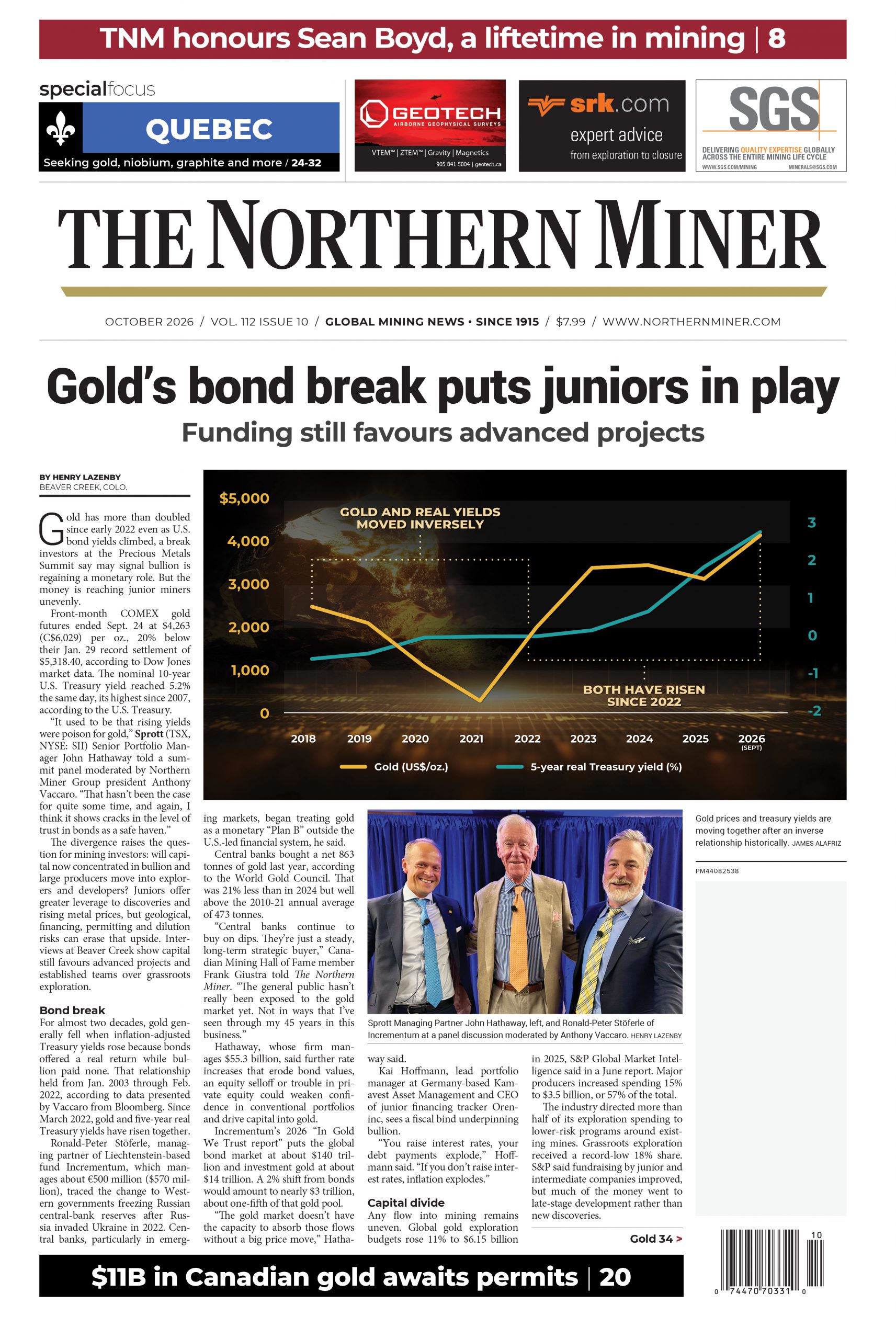 The Northern Miner October 2026 Vol 112 Issue 10